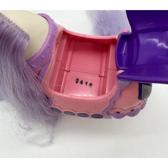 Vintage Keypers Adult Horse Purple White Diamond Tonka No key 7” - Picture 5 of 8